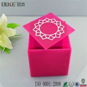 Kleine Größe Nette transparente Acryl Candy Box Süßigkeiten Buffet Gläser