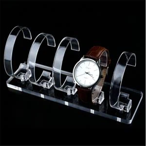 Modernes Design Clear Acryl Watch Display Stand Taschenuhr Display Stand
