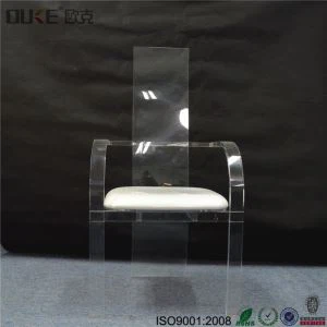 Großhandel neue Design personalisierte klare Perspex Acryl Esszimmer Stühle