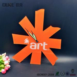 Neue Ankunfts-kundengebundene dekorative Acrylküchen-Wand-Taktgeber
