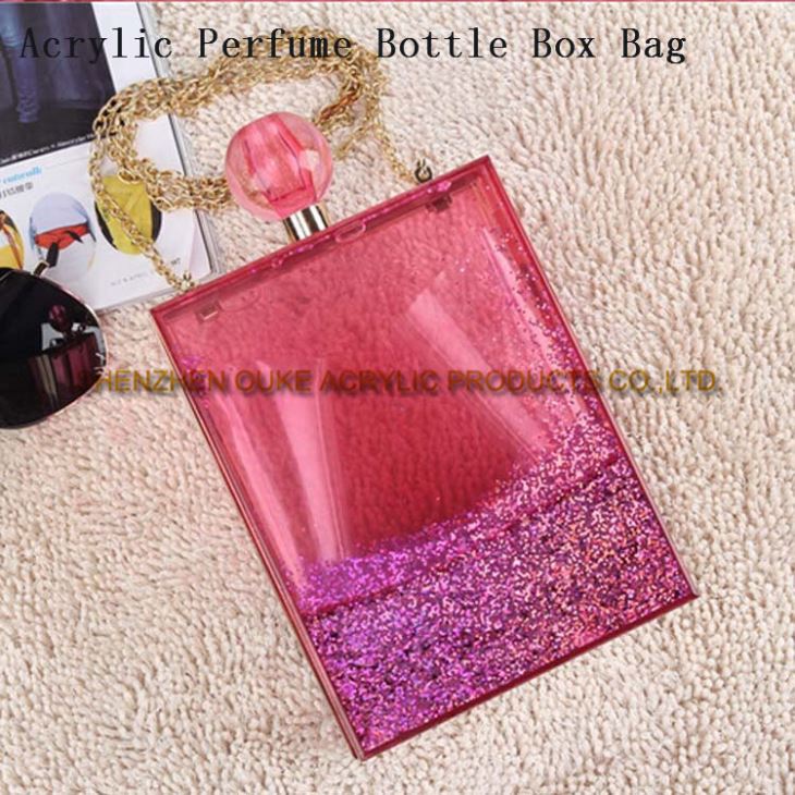 Small Plastic Display Case\Acrylic Beauty Box Perspex Case For Perfume Bottle Box Bag