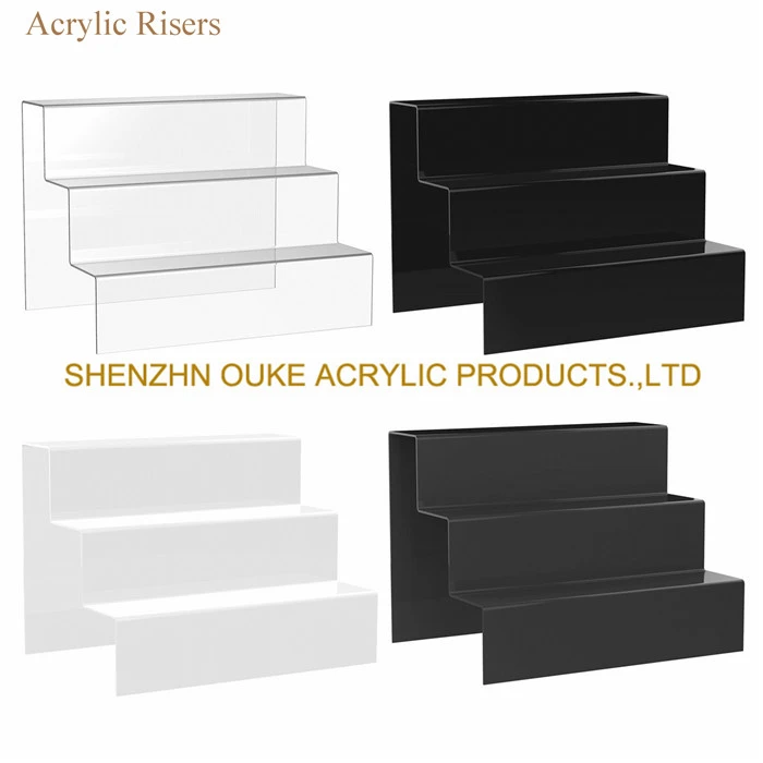 Clear Round Acryl Display Ständer Acryl Monitor Riser Acryl Shop Display