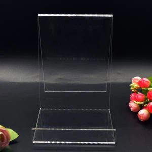 Arbeitsplatte Clear Perspex A4 Display Ständer Faltblatt Halter Prospekt Dispenser
