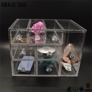 Großen klaren Acryl Make-up Make-up Organizer-Acryl Schublade Organizer