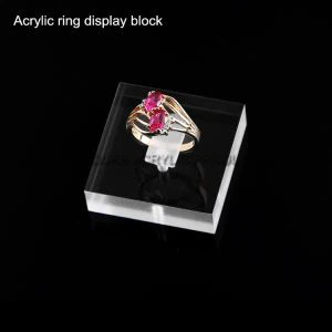 Herstellern individuell klaren Acryl Ring Display Block