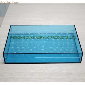 Neue Design Transparent Hochzeit Tabletts Bild Tablett serviert