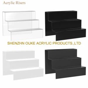 Clear Round Acryl Display Ständer Acryl Monitor Riser Acryl Shop Display