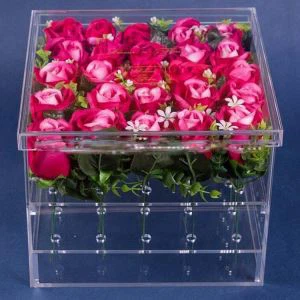 Verschönern Sie exquisite benutzerdefinierte Acryl Flower Box