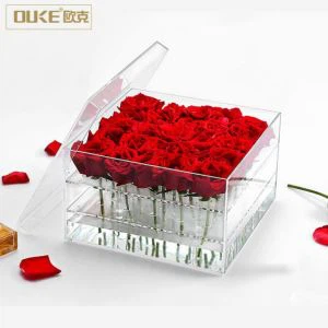 Benutzerdefinierte Acryl Blumen Box
