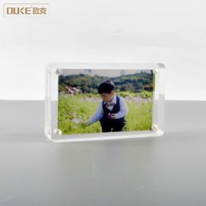Magnetische kleine Acryl Würfel Bilderrahmen
