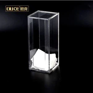 Transparente Tissue-Box aus Acryl