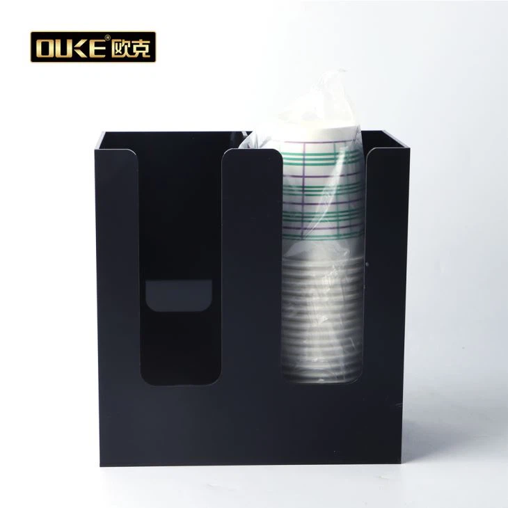 Black Acrylic Coffee Cup Holder